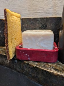 Dish soap bar handy