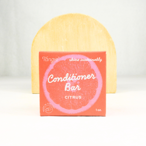 Citrus Conditioner Bar by Tangie with paper box packaging - plastic free, zero waste, vegan hair care