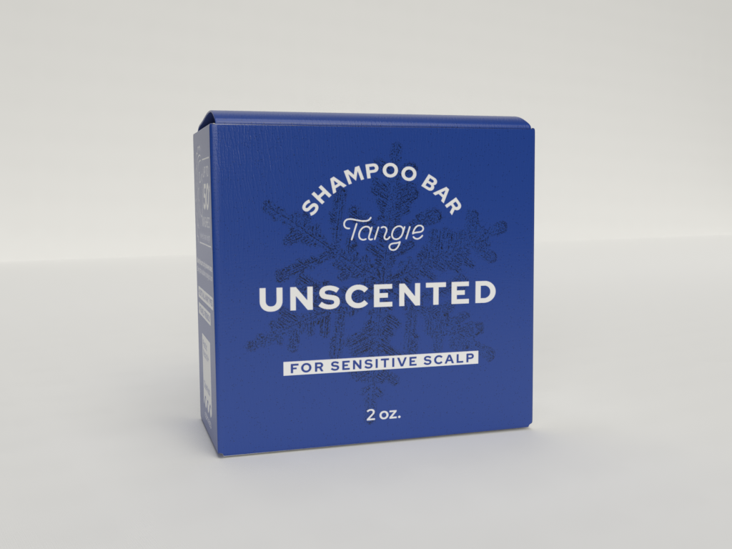 Unscented shampoo bar